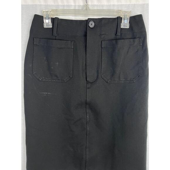 Anthropologie Maeve Skirt Colette Ponte Knit Pencil Corpcore Career Capsule - Picture 5 of 9